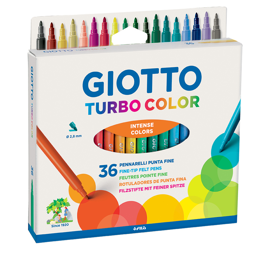 PASTELLI GIOTTO FILA TURBO X 36 PZ.